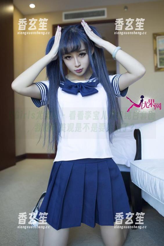 UGirls尤果网 - 看看李宝儿这组纯白套图，我的审美观是不是要重启了？