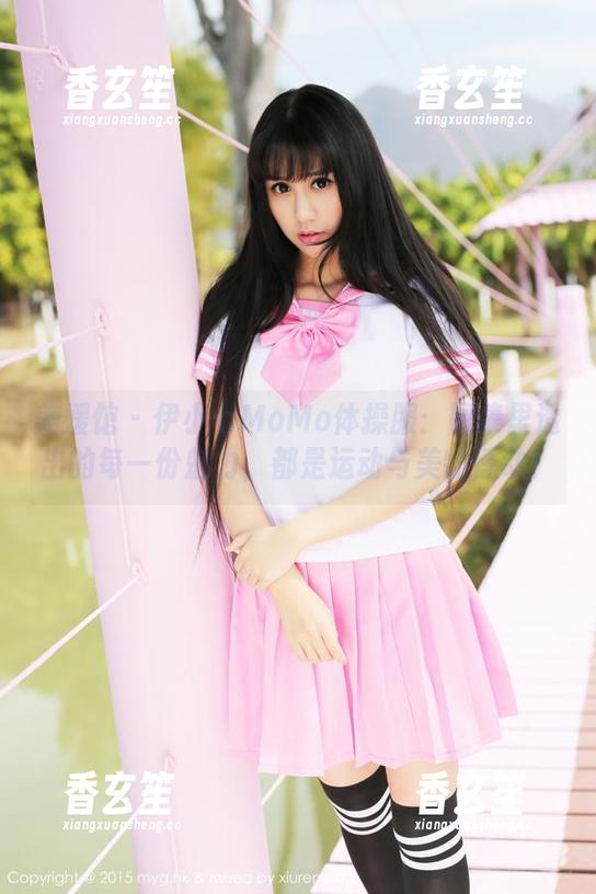 美媛馆 - 伊小七MoMo体操服：图集里透出的每一份魅力，都是运动与美的悸动！